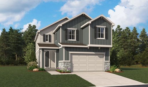 New construction Single-Family house 7812 Turkey Flat Ln, Colorado Springs, CO 80911 plan Cottonwood - image