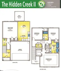 New construction Single-Family house 254 Brown Cir, Easley, SC 29642 plan Hidden Creek II - image