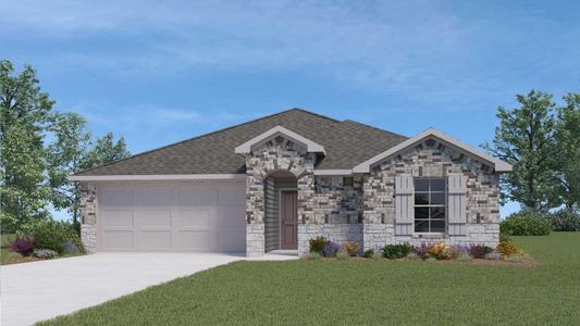 New construction Single-Family house 187 Rearden Blvd, Jarrell, TX 76537 plan Ashburn - image