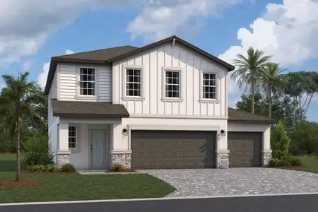New construction Single-Family house 264 Moonlit Lake Trl, Lehigh Acres, FL 33936 plan Sanibel - image