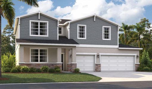 New construction Single-Family house 3295 Viridian Cir, West Melbourne, FL 32904 plan The Linden - image