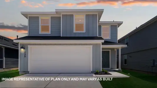 New construction Single-Family house 185 Childress St, Buda, TX 78610 plan The Davis - image
