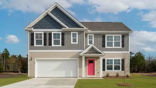 New construction Single-Family house 533 Barrelwood Dr, Jacksonville, NC 28546 plan Hayden - image