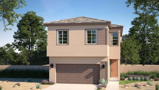 Desert Prairie Elevation | Chartreuse | Greenpointe at Eastmark | New homes in Mesa, Arizona | Landsea Homes