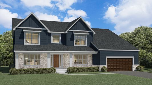New construction Land house 73 Birdsong Pkwy, Orchard Park, NY 14127 plan Allen 23B (Inactive) - image