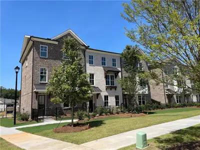 New construction Townhouse house 3256 Brunel Ln, Unit 20, Peachtree Corners, GA 30092 plan The Grayson II - image