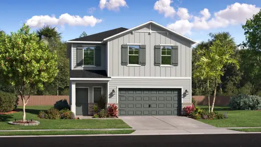 New construction Single-Family house 6376 Firebush Rd, Jacksonville, FL 32219 plan Columbus II - image