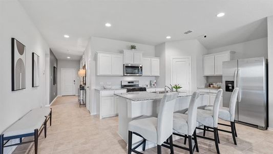 Kitchen - All Home and community information, including pricing, included features, terms, availability and amenities, are subject to change at any time without notice or obligation. All Drawings, pictures, photographs, video, square footages, floor plans, elevations, features, colors and sizes are approximate for illustration purposes only and will vary from the homes as built.