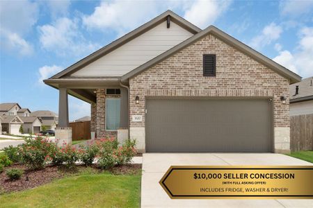 New construction Single-Family house 3600 Twin Glades Pass, Buda, TX 78610 Arbor- photo 0