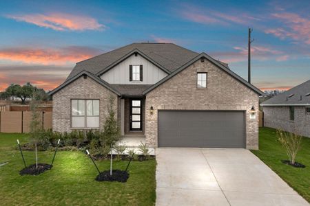 New construction Single-Family house 352 Ridgewell Lp, Georgetown, TX 78633 plan Goodrich - image