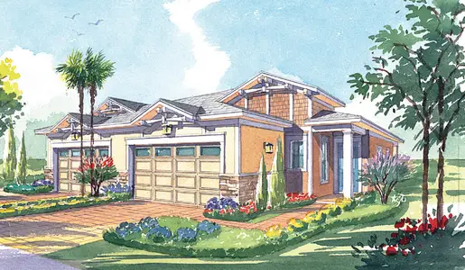 New construction Single-Family house 2315 Datura Lp, St. Cloud, FL 34772 plan Amelia - image