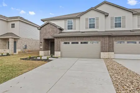 New construction Townhouse house 14812 Afleet Alex St, Unit A, Manor, TX 78653 The Pecan- photo 0 0