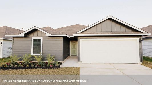 New construction Single-Family house 207 Wirecrested Dr, Lockhart, TX 78644 The Bellvue- photo 0