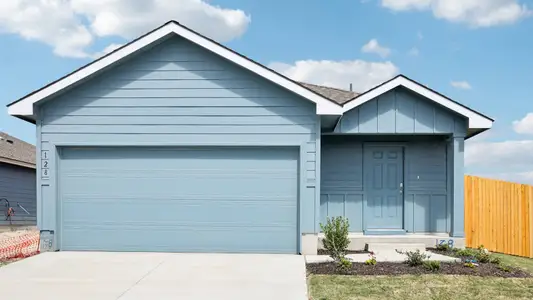 New construction Single-Family house 128 Wyatt Wy, Jarrell, TX 76537 plan Caprock - image