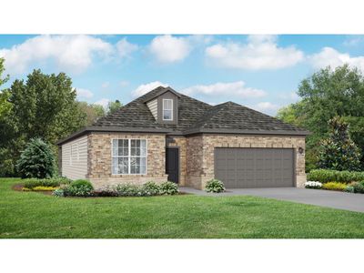 New construction Single-Family house 602 San Marcos Trl, Dayton, TX 77535 plan The Everett C, 3-Car Garage - image