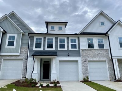 New construction Townhouse house 553 Eversden Drive, Zebulon, NC 27597 Fairview- photo 0