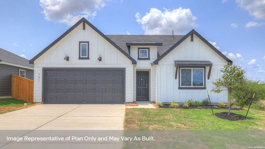 New construction Single-Family house 256 Flora Vista St, San Marcos, TX 78666 plan The Irvine - image