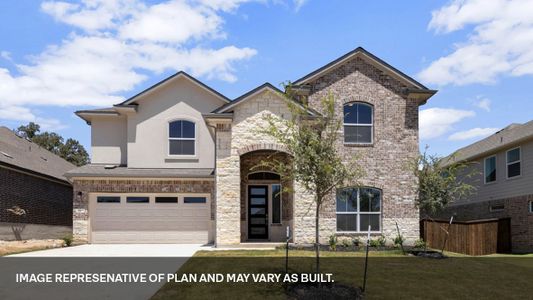 New construction Single-Family house 2140 Ghost Rider Court, Leander, TX 78641 - photo 0