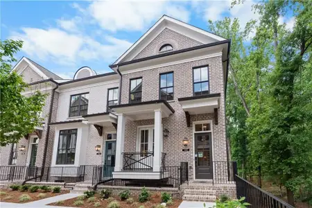 New construction Townhouse house 300 Crimson Pine Alley 9, Alpharetta, GA 30009 plan The Chamberlain - image