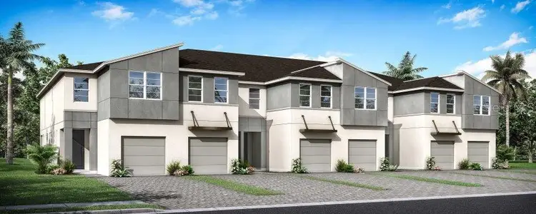 New construction Townhouse house 5655 Brooklet Woods Drive, Wesley Chapel, FL 33545 - photo 0