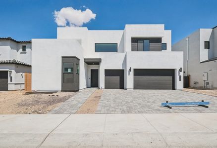 New construction Single-Family house 7338 W Oberlin Wy, Peoria, AZ 85383 plan 5016 Elevation F - image