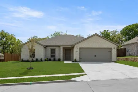New construction Single-Family house 704 Stone Eagle Dr, Azle, TX 76020 plan Cromwell II - image