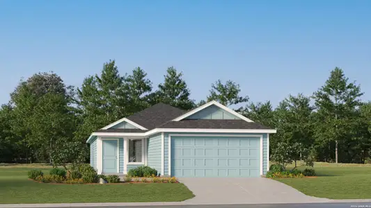 New construction Single-Family house 15102 Azzurro Stone, Elmendorf, TX 78112 plan Oakridge - image