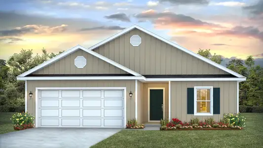 New construction Single-Family house 24 Country Side Wy, Freeport, FL 32439 plan The Lismore - image