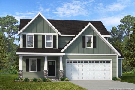New construction Single-Family house 186 Meadow Sage St, Raeford, NC 28376 - image