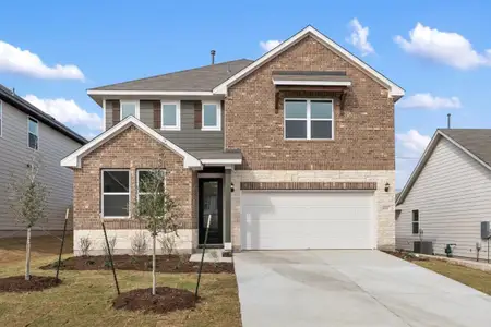 New construction Single-Family house 605 Palo Brea Lp, Hutto, TX 78634 plan Colton - image