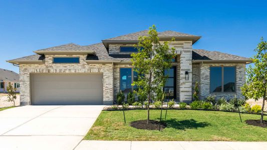 New construction Single-Family house 117 Winterberry Wy, Georgetown, TX 78633 plan 3257W - image