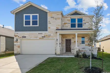 New construction Single-Family house 8412 Rocket Vw, San Antonio, TX 78263 plan Frio - 2165 - image