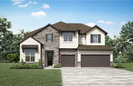 New construction Single-Family house 1800 Morning Mist Dr, Georgetown, TX 78628 plan Sumlin II - image