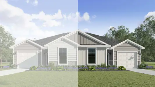 New construction Duplex house 513B Arnold Loop, Uhland, TX 78640 The Sarah- photo 0