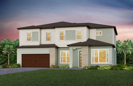 New construction Single-Family house 33247 Legacy Lands Ln, Wesley Chapel, FL 33545 plan Newlyn - image