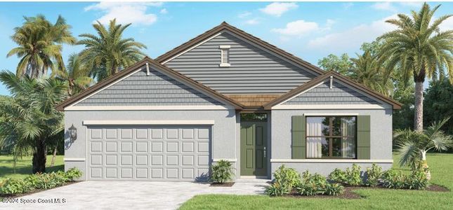 New construction Single-Family house 1357 Sw Becker Rd, Port St. Lucie, FL 34953 plan Cali - image