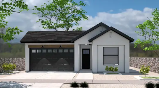 New construction Single-Family house 15229 Expectation Ave, El Paso, TX 79938 plan Cap Rock - image