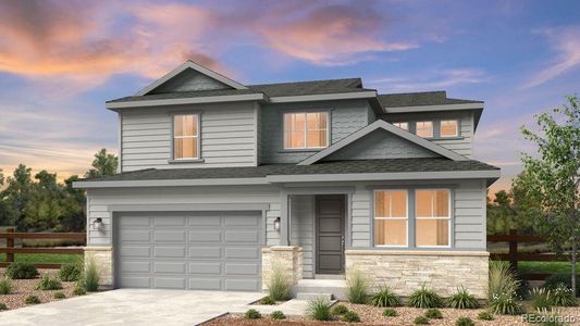 New construction Single-Family house 4304 Ridgewalk Pt, Castle Rock, CO 80108 Sedalia- photo 0