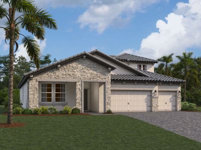 New construction Single-Family house 1682 Drummond Pt, Zephyrhills, FL 33541 Corina  III Bonus- photo 0