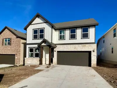 New construction Single-Family house 604 Palo Brea Lp, Hutto, TX 78634 plan Blake - image