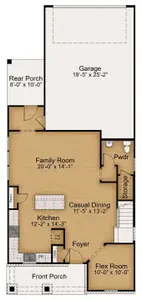 New construction Single-Family house 829 Fireship Rd, Fuquay Varina, NC 27526 plan Oliver - image 3