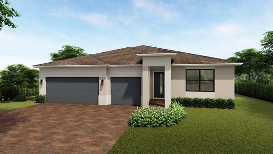 New construction Single-Family house 1370 Sw Lago Circle, Palm City, FL 34990 Fraser- photo 0