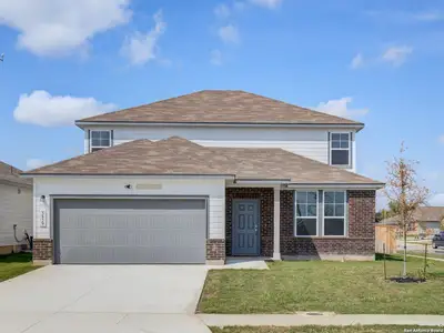 New construction Single-Family house 313 Jills Path, Seguin, TX 78155 plan The Douglas B - image