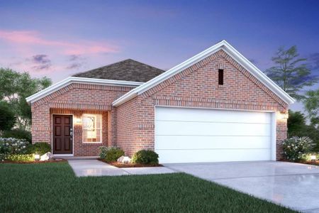 New construction Single-Family house 7011 Butterfield Dr, Sanger, TX 76266 plan Azalea - 30' Smart Series - image