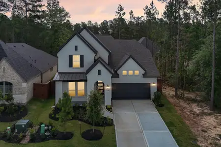 New construction Single-Family house 29784 Brushy Gables Dr, Magnolia, TX 77354 plan 4069 Elevation D - image