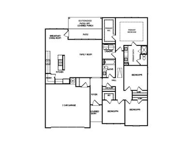 New construction Single-Family house 18 Purackal Ln, Statham, GA 30666 plan The Madison - image 2