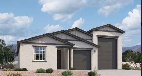 New construction Single-Family house 2656 E. Abe Truckle Ave, San Tan Valley, AZ 85140 Ruby RV Homeplan- photo 0