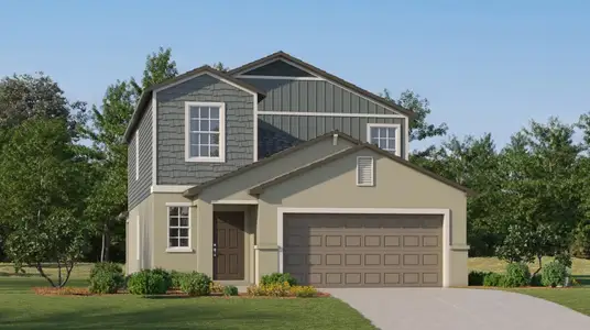 New construction Single-Family house 9420 Azure Breeze Ave, Parrish, FL 34221 plan Columbia - image