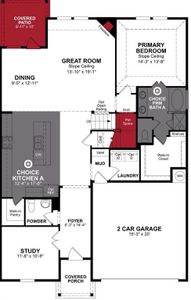 Beazer Homes Verandah Cascade plan