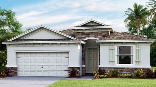 New construction Single-Family house 17516 Acorn Drop Rd, Land O' Lakes, FL 34638 plan Lantana - image
